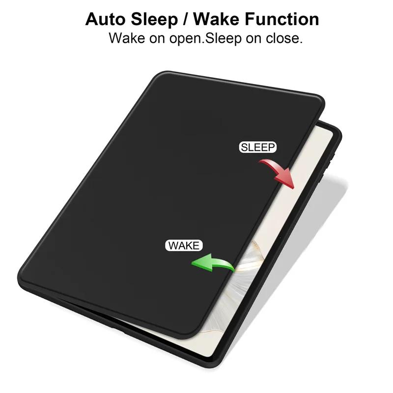 Rotation Case For HUAWEI Honor Pad 9 2024 Clear Acrylic Smart