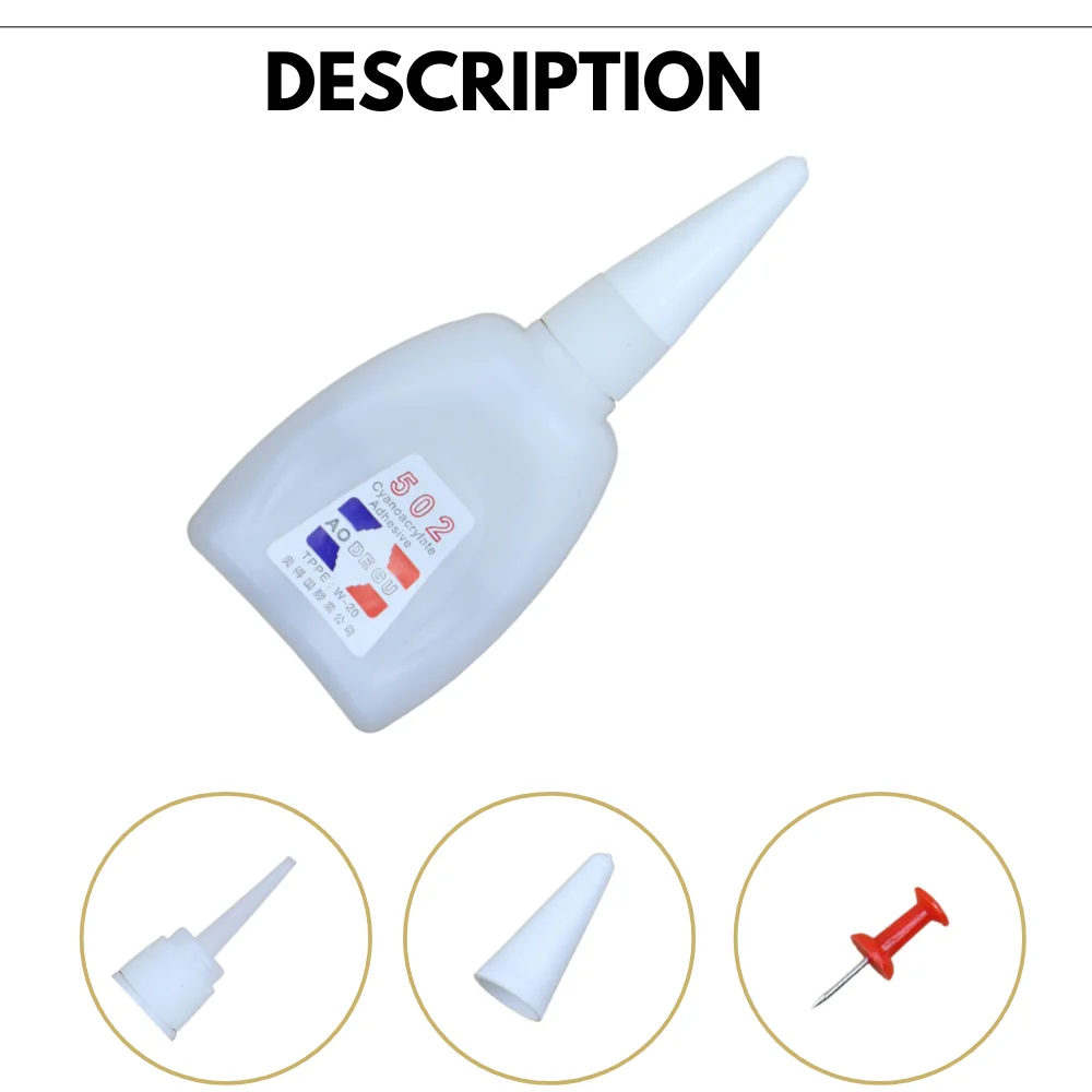 3ML 15ML Cyanoacrylate Instant Glue Strong Adhesive DIY Liquid Jewelry Toy Shoes Super Quick Drying Transparent 502 Super Glue 3