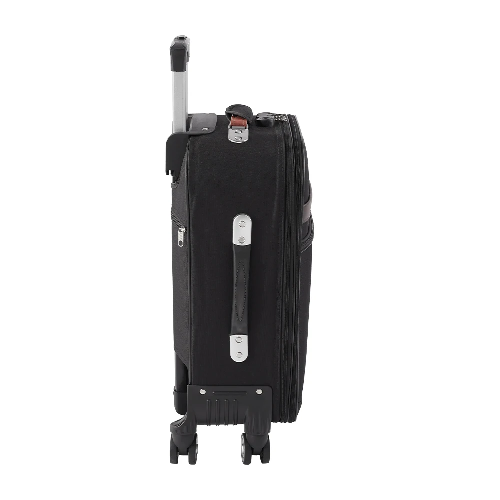 Modishion 20-inch soft shell Oxford cloth suitcase Large capacity roller trolley case with combination lock