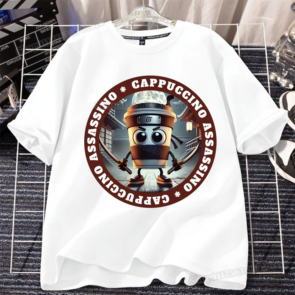 Italian Brain Rot Funny Meme T-Shirt for Kids – Summer Cotton Children's Clothing Gift