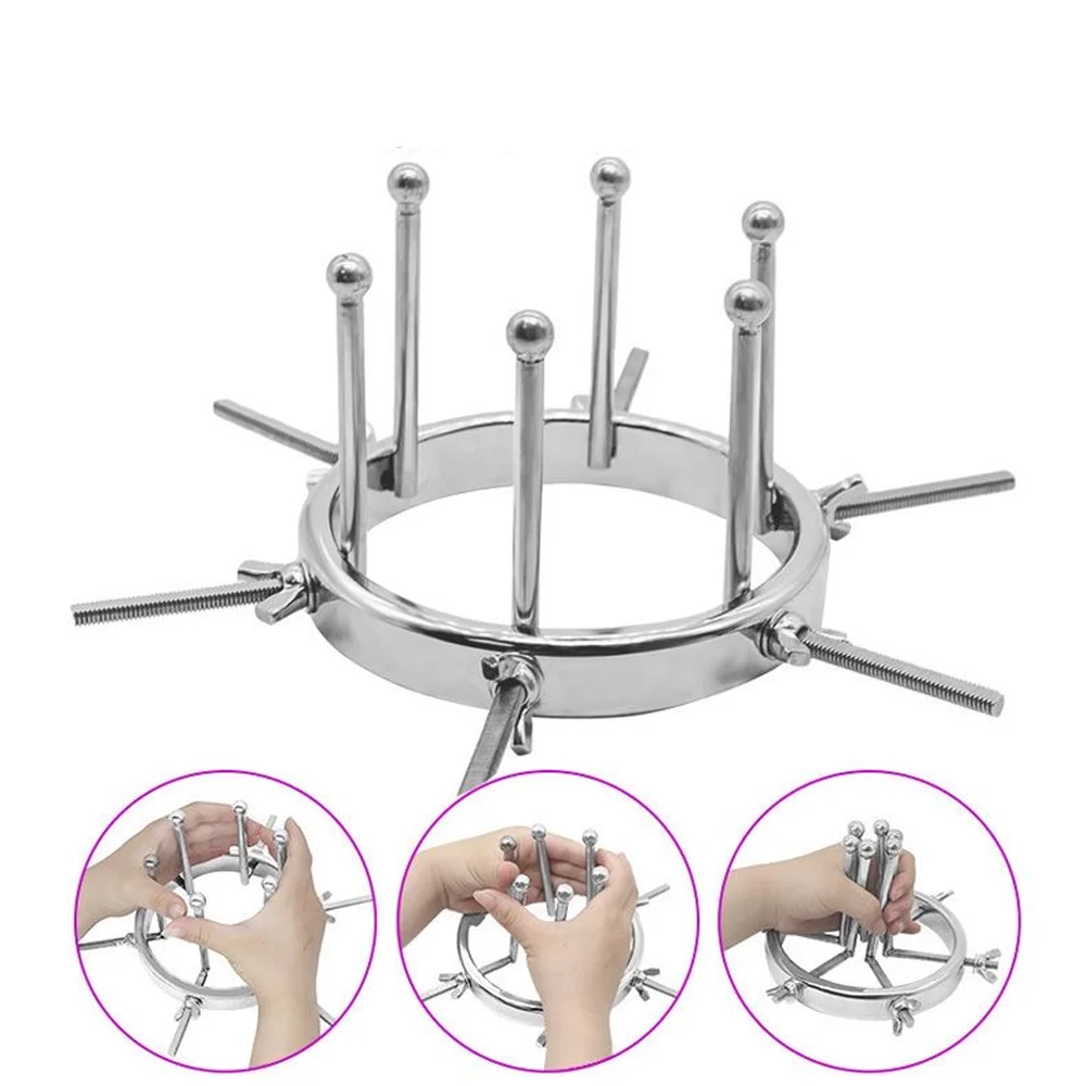 Adjustable Huge Stainless Steel Anal Dilator Metal Vaginal Speculum Fisting Vaginal Dilator Anal Training dildos Adult Sex Toys
