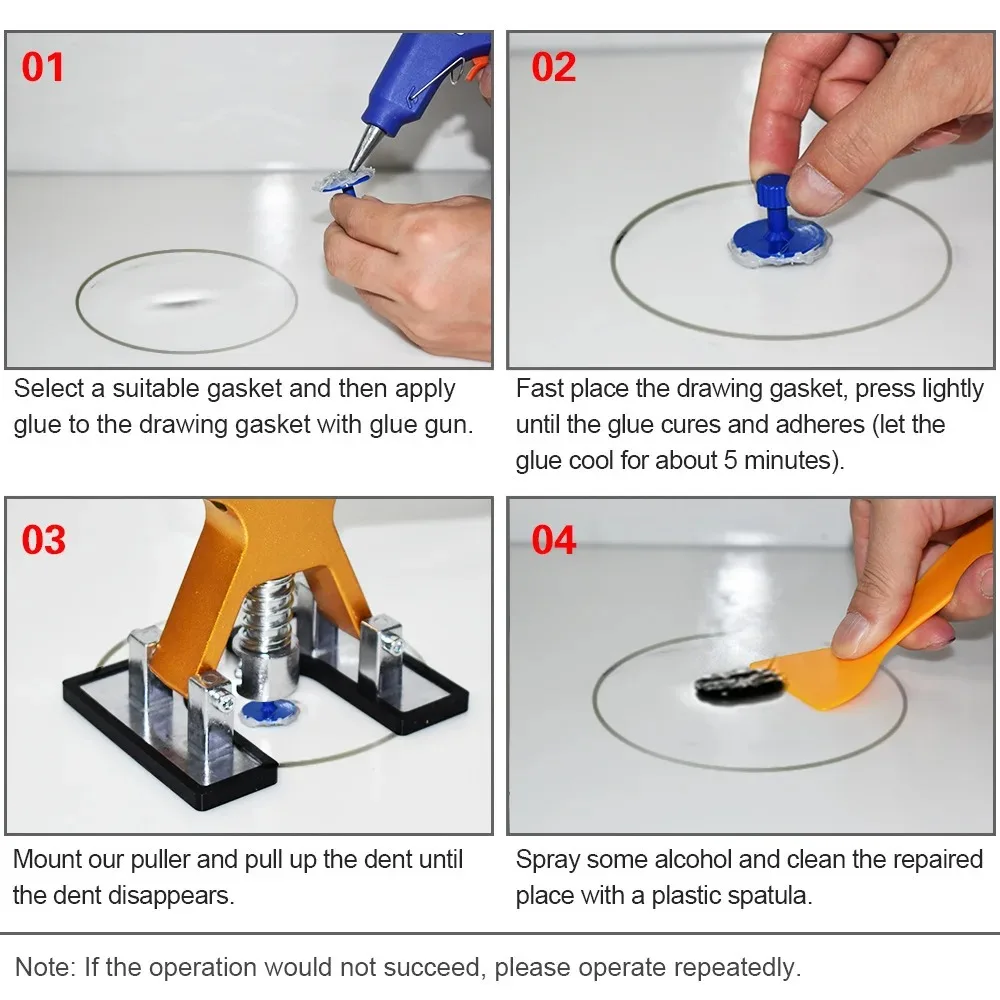 Paintless dent repair tools car dent puller suction puller hammer kit auto body set car accessories