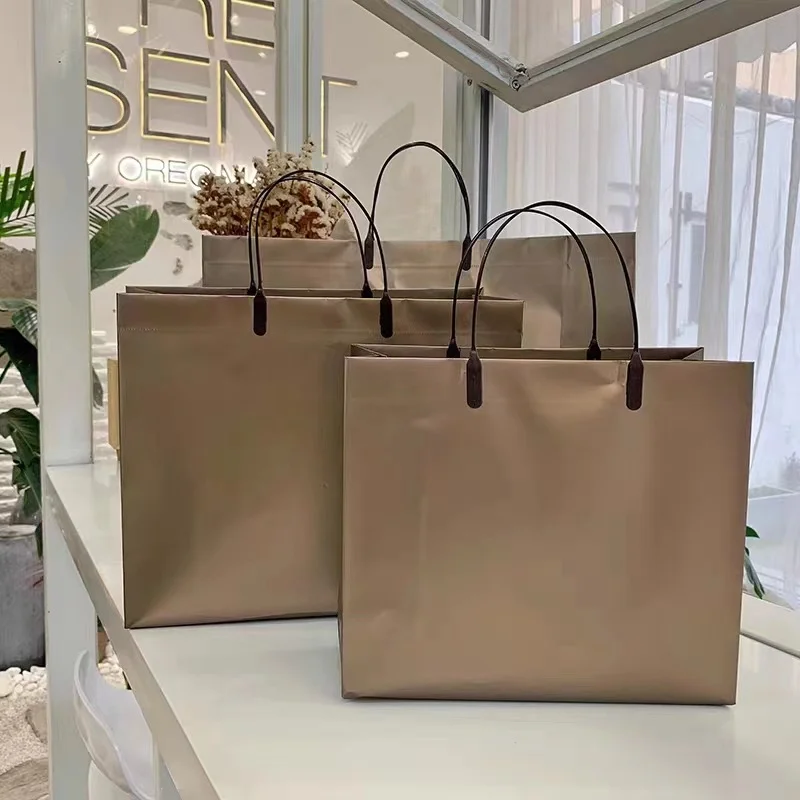 20 Event Party Shopping Mall Promotion Advertising Packaging Bags Wedding Gift Handbags Customized Logo_voghion.com