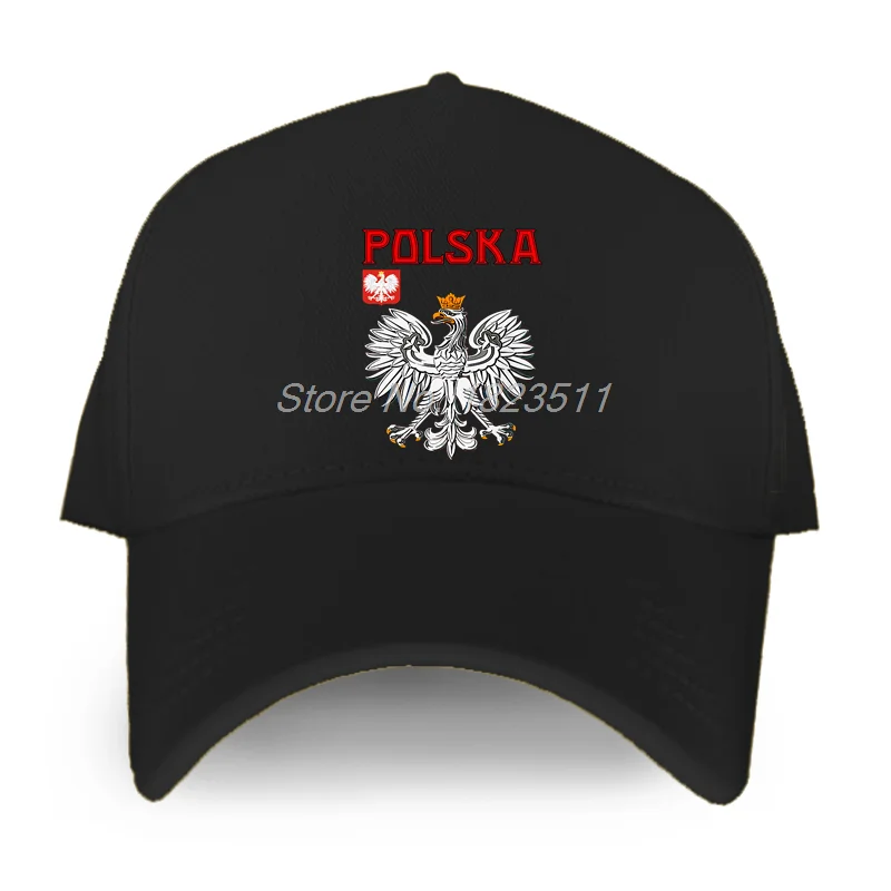 FashionHotPolandFlagEmblemFootballerBaseballCapMenWomenHats
