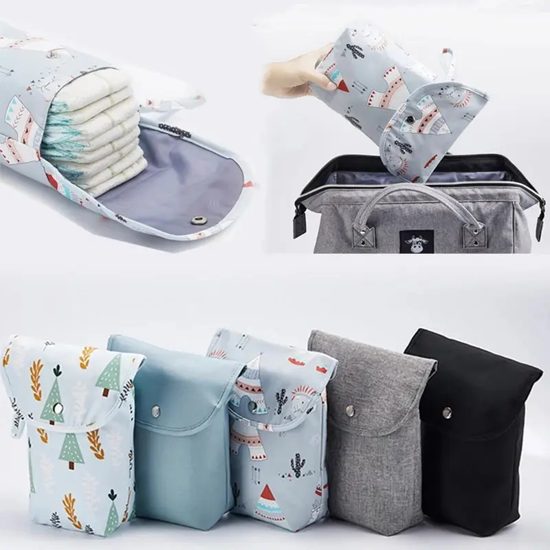 Baby Diaper Bag Waterproof Wet Dry Pack Mummy Storage Pouch Nappy Organizer Insert Tote Purse Travel Stroller Carry Bag Baby & Maternity