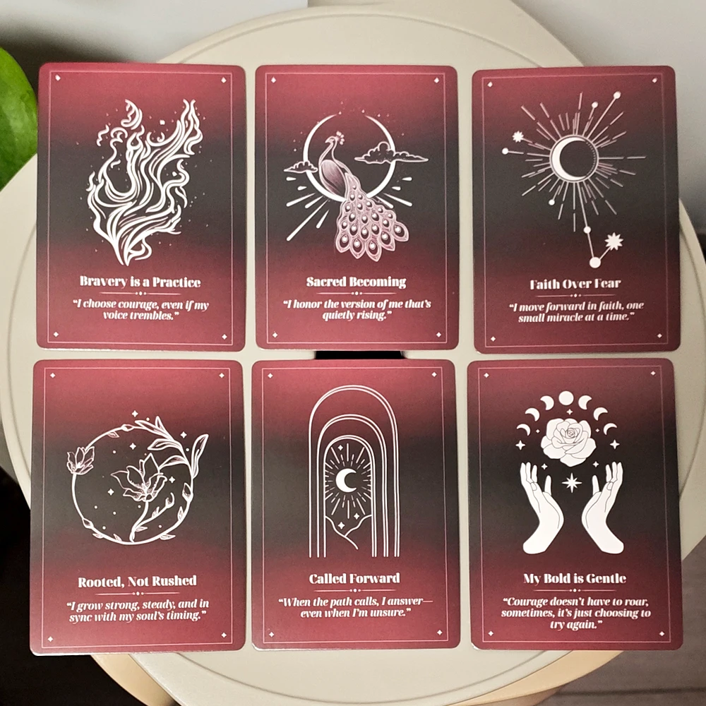 Affirmation Oracle Deck Cards 40 Pcs Oracle Cards Quiet Light Within 10 ...