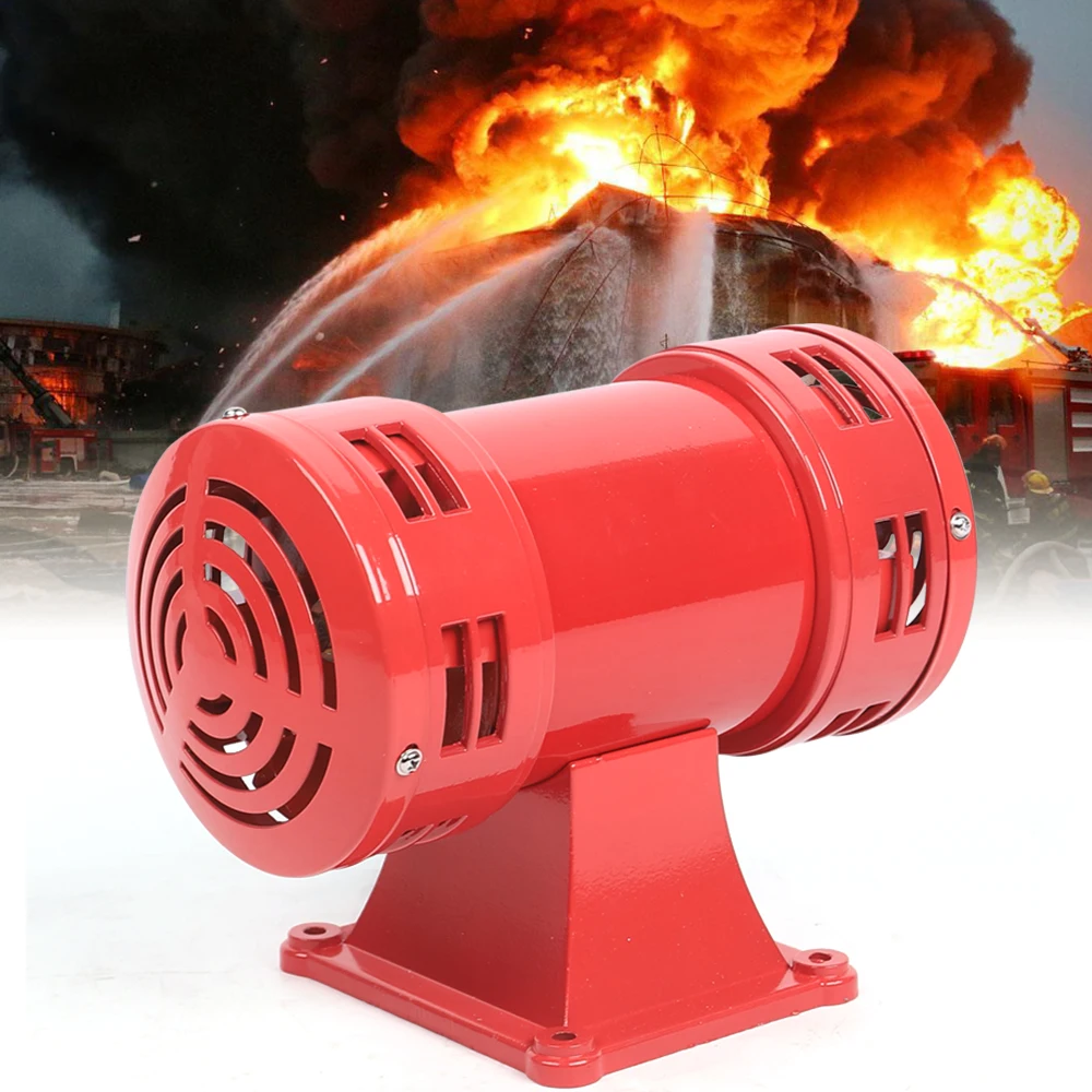 Air Siren Air Raid Horn 140db Industrial Siren Motor Driven  Electric Siren Industry Loud Alarm MS-490 140db