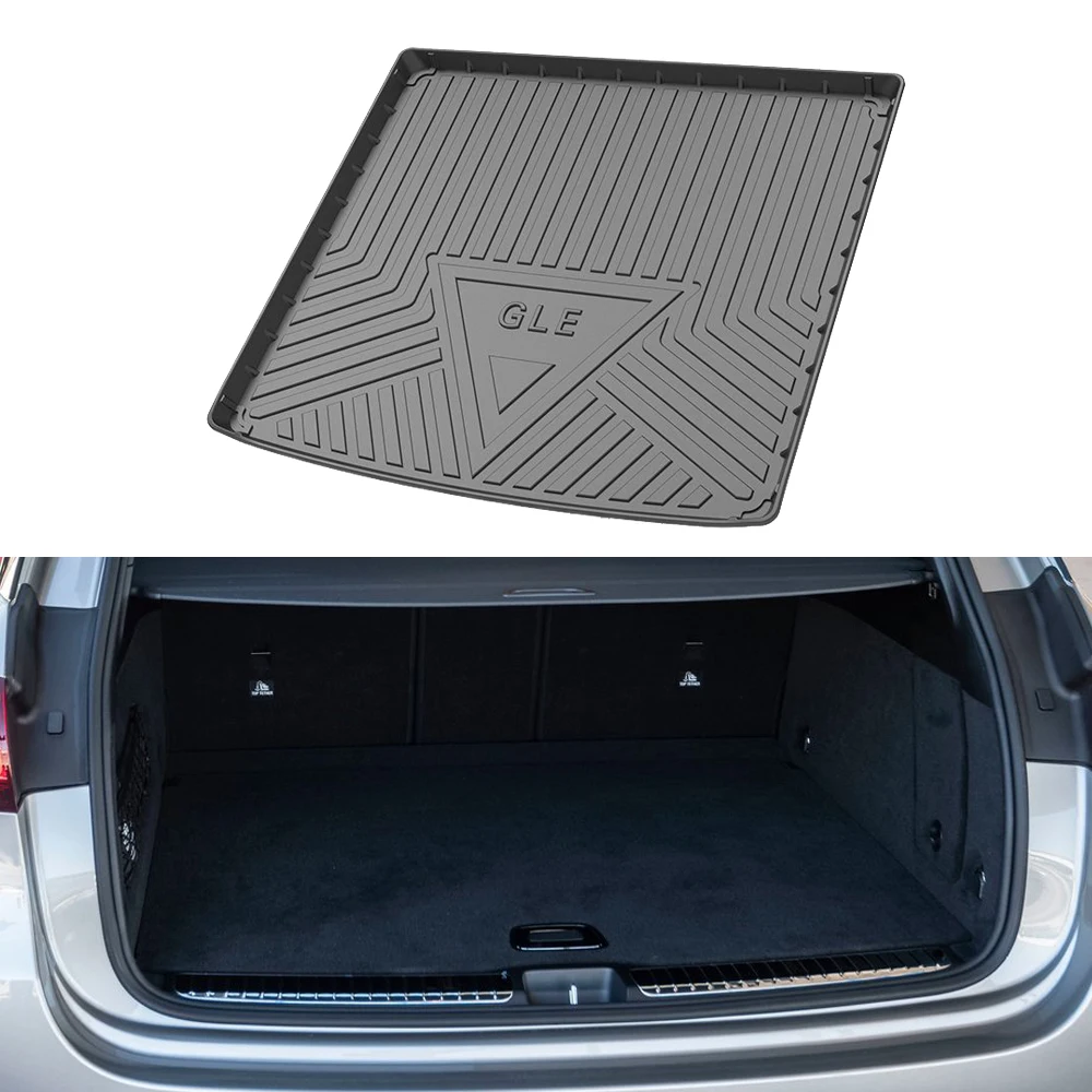  Tapis Sol Antidérapant Tapis Sol Coffre Arrière Voiture pour  Mercedes pour Benz Classe A W177 2018-2022 Accessoires Imperméables Auto Tapis  Voiture Tapis Sol Voiture (Couleur : Beige Noir)