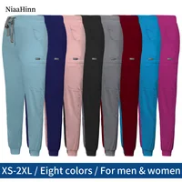Scrub Jogger Pant Women Medical Nurse Work Bottoms Wholesale Slim Fit Stretch Health Service Nursing Trousers Clinic Doctor Pant