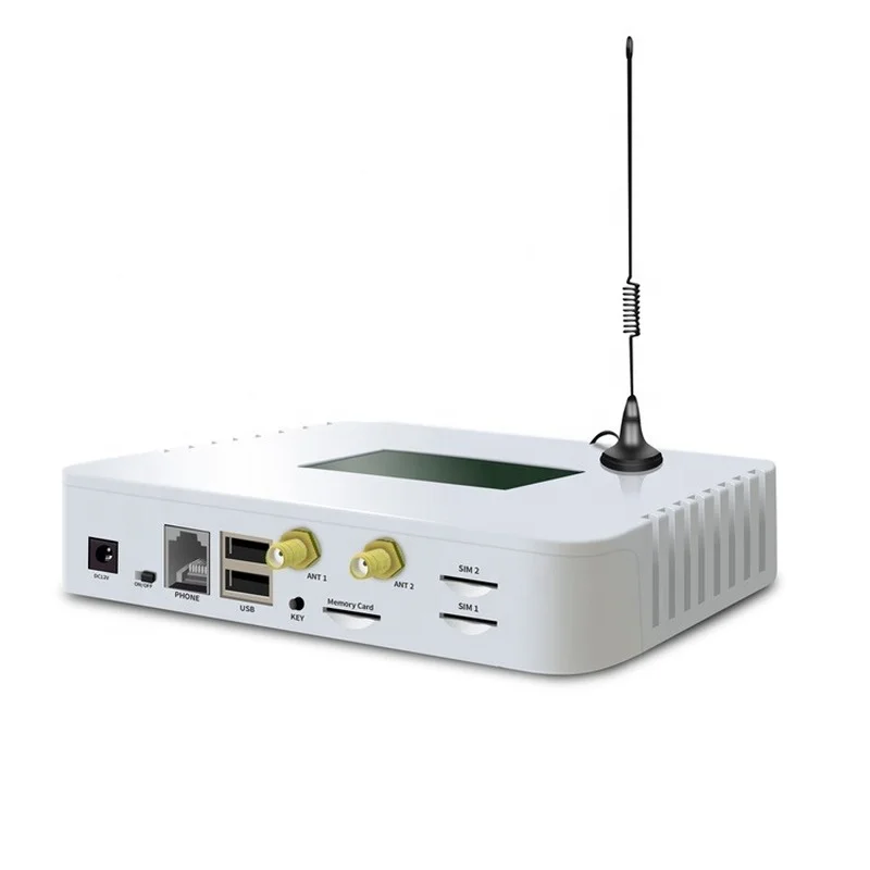 Telemarketing Product GSM Fixed Wireless Terminal with Auto Call/Pay IVR Recording/2 SIM Slots