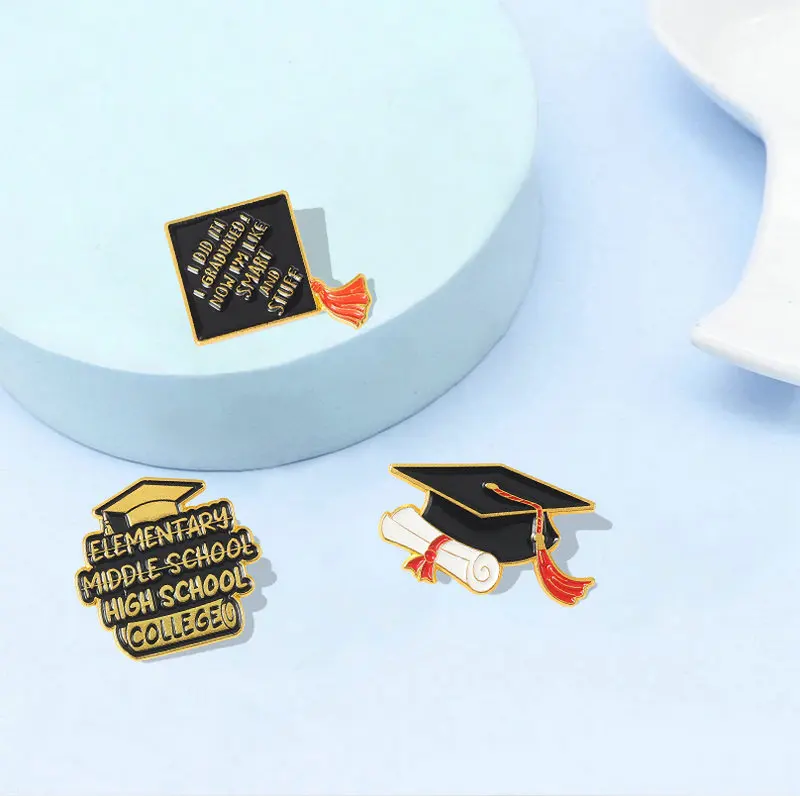 12 Pcs Graduation Cap Tassels 2024 Decorations Hat Ceremony Supplies Alloy  Academic - AliExpress