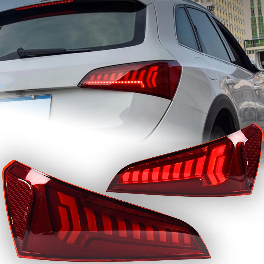 

AKD Car Styling Tail Lamp for Audi Q5 Tail Lights 2008-2018 Q5 LED Tail Light Rear Lamp turn Signal Dynamic Auto DRL Accessories