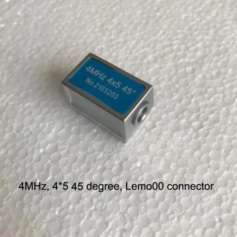 Angle Beam Probe Transducer 45 60 70 degree 4MHz 4*5