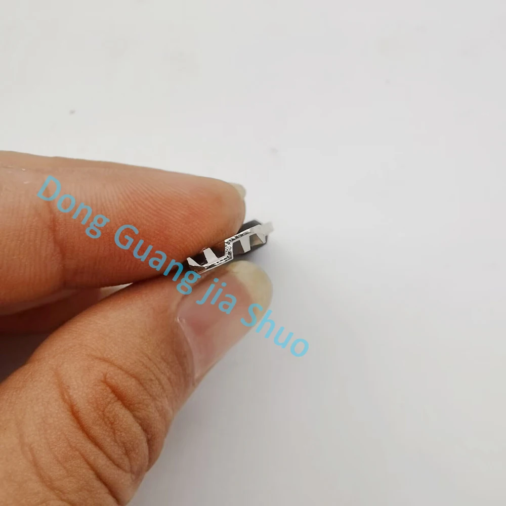 30PCS JS073 35mm long patch key blank front and rear positioning key blank AB Caba lock