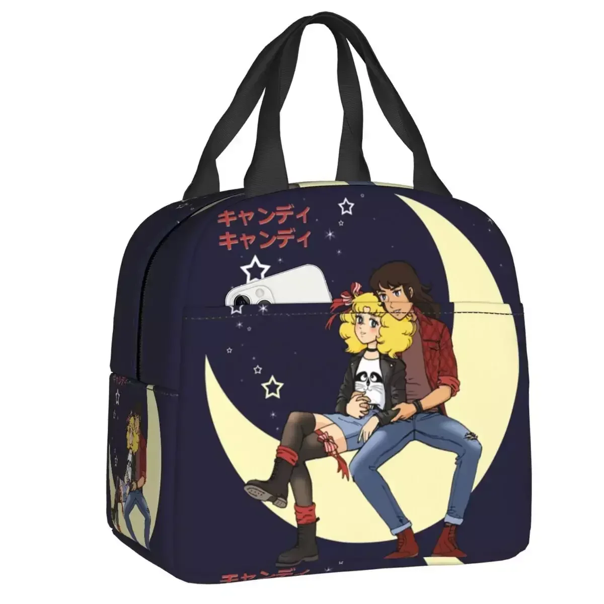 

2024 New Candy Candy Thermal Insulated Lunch Bags Candy And Terry Resuable Lunch Container Office Outdoor Multifunction Food Box