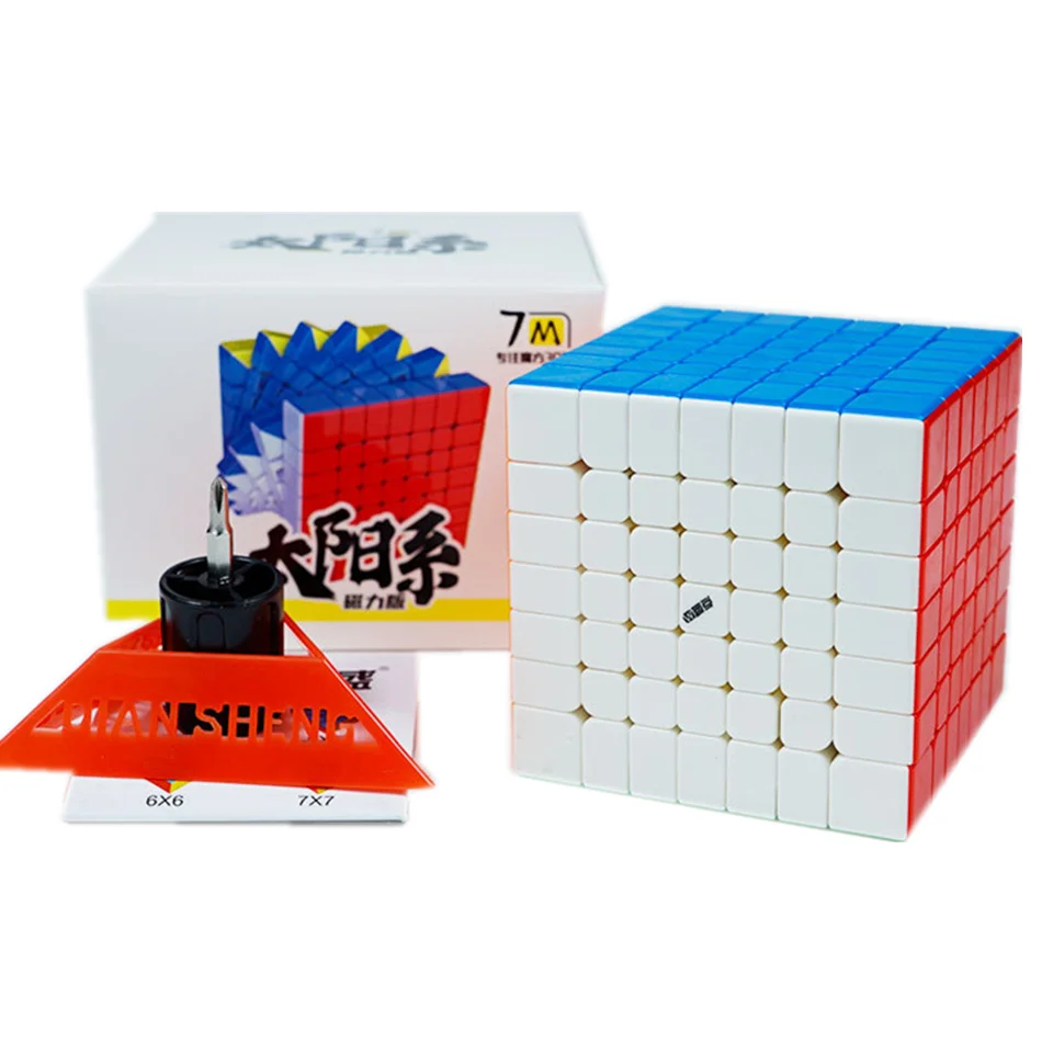 Diansheng Solar 7M 7x7x7 Magic Cube Magnetic 7x7 Speed Cube Puzzle Cubo Magico Educational Toys For Children Kids Gift 6