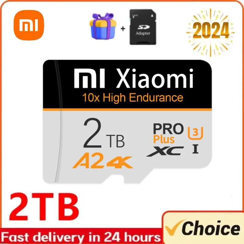Xiaomi 1Tb Memory Sd Card 2Tb 128 256 512G High Speed Class10 Sd/Tf Flash Card Per Smartphone Table Pc Camera Flash Mini Sd Card