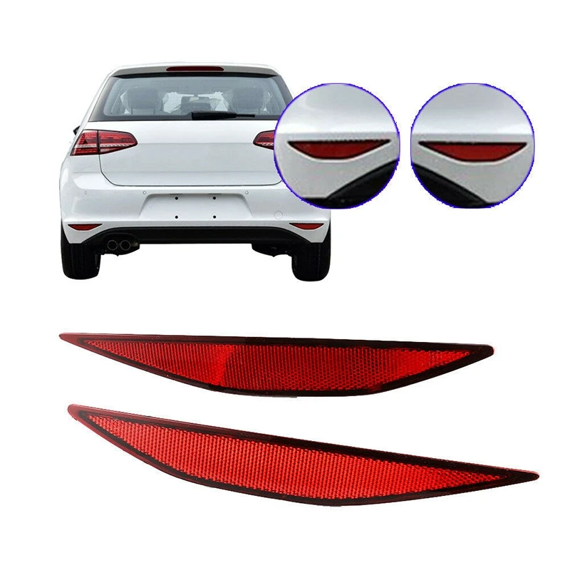 좌우 후방 범퍼 반사판, 골프 MK7 2013 2014 2015 2016 2017 5GG945105 5GG945106, 1 쌍