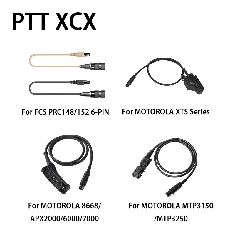 Tactical Headset V20 V60 PTT Connects Cable Adaptor for BAOFENG KENWOOD TYT Tactical Headset Bracket Walkie Talkie Headset Adapter