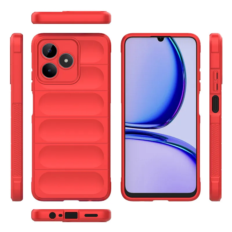Suitable for Realme C51 phone case, Realme C51, C53, C35, soft silicone bumper shielding, protective back phone case, Realme C51 Fund_voghion.com