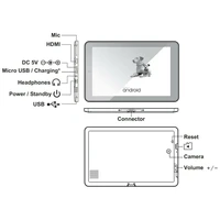 New 12.2 Inch CT9 Tablet Android 6.0 MT8163 2GB RAM 64GB ROM HDMI 1920 x 1200 IPS Quad Core Dual Camera 5000mAh Battery 2