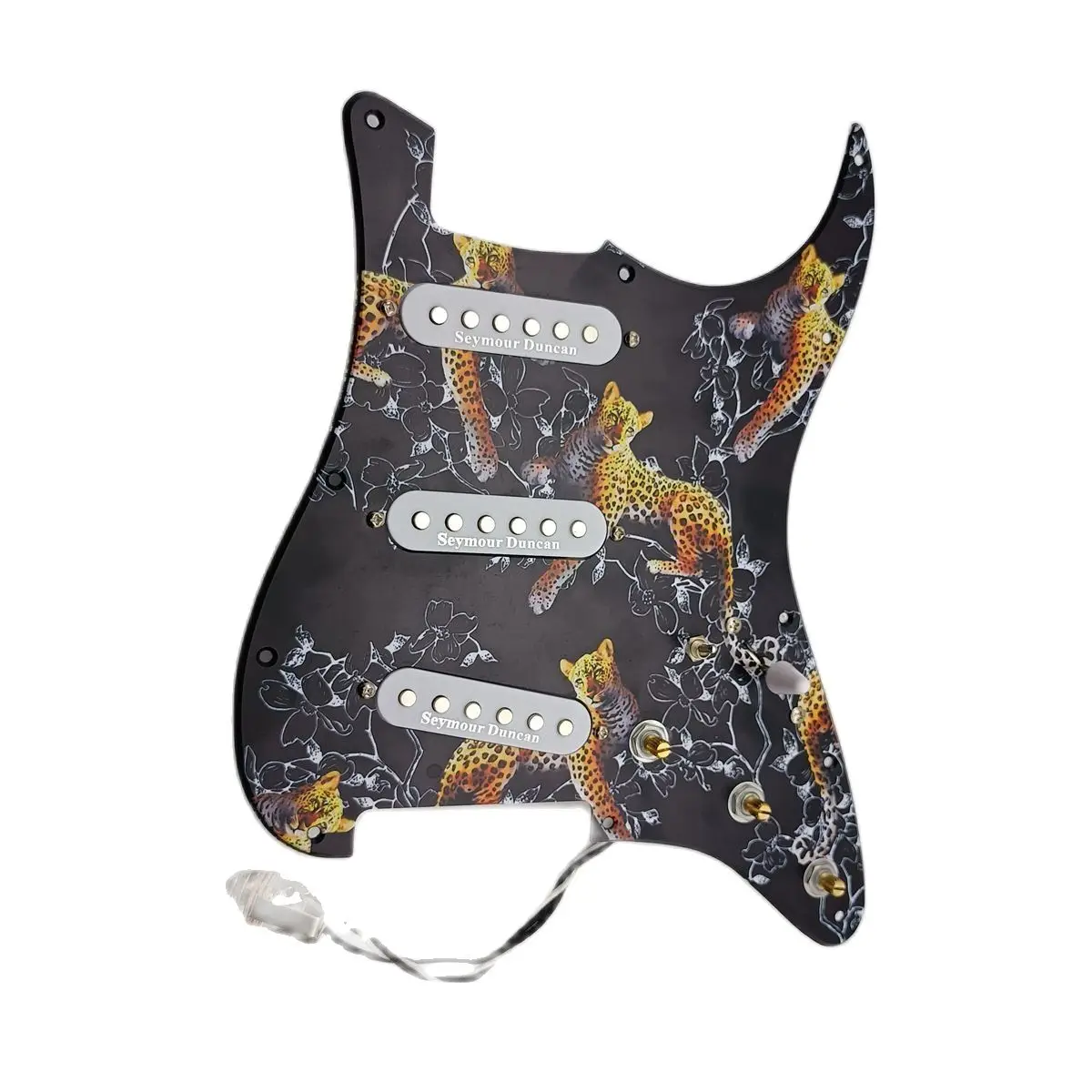 Upgrade SSS Prewired Electric Guitar Pickguard Set Multifunction Switch