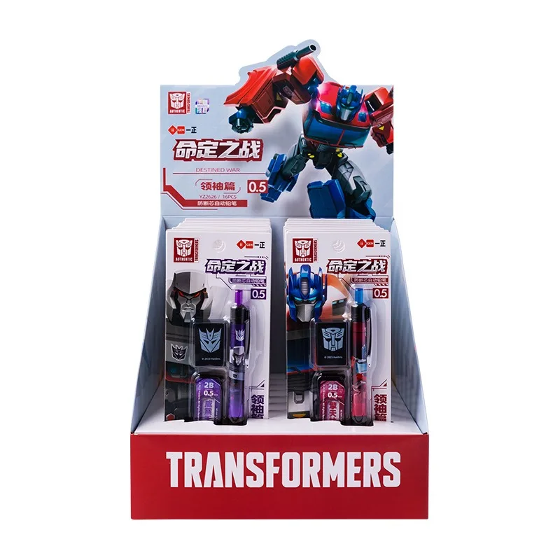 Iigen Yizheng Transformers Automatic Pencil Set with Replacement Pen Lead Eraser 3Pcs/Set 0.5mm Anime Students Stationery Gifts writing pencils set pencil school supplies