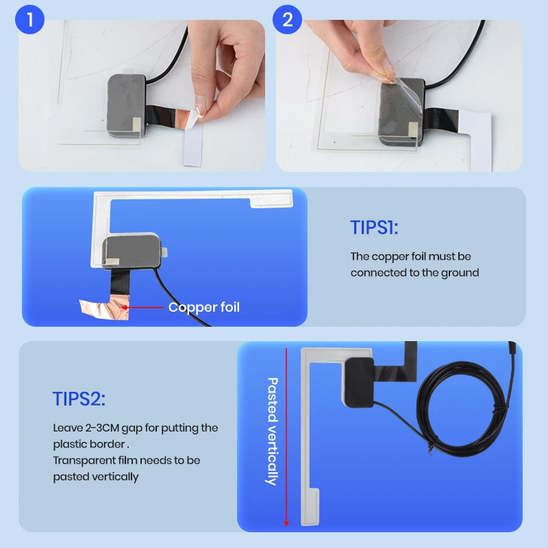 Junsun Car Radio DAB+ Amplified Antenna Adapter for Car Stereo Android 8.1 9.0/10.0 Car Accessories