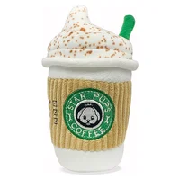 Chewing and Squeaking Dog Toys Pet Dogs and Cats Plush Coffee Cups Durable Interactive Pet Teeth Grinding Toys Dog Accessories 1