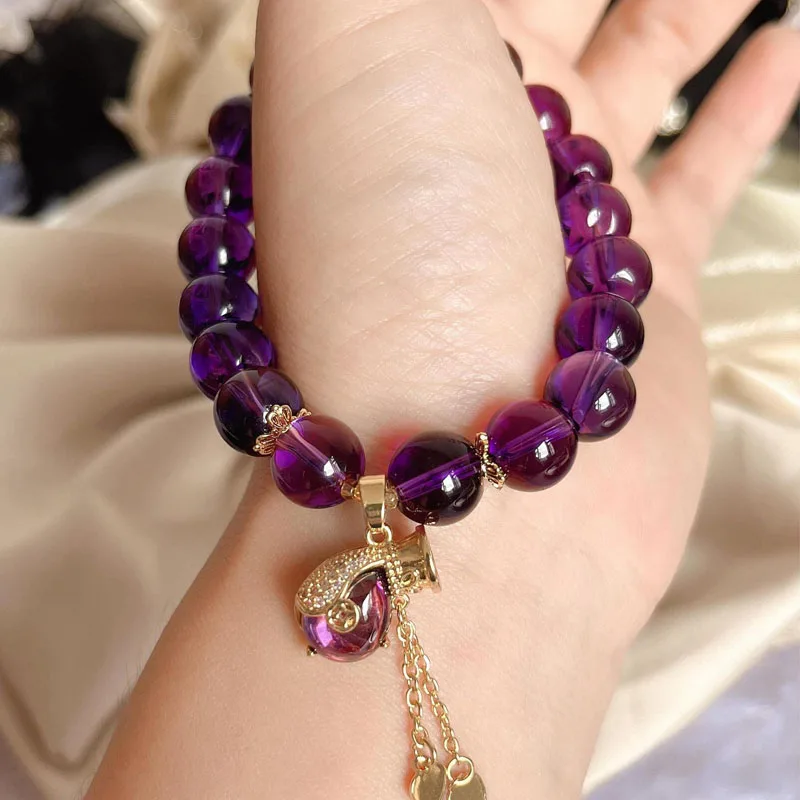 HOT AND BOLD Women Pack of 3 Black & Purple Amethyst Bracelet Price in  India, Full Specifications & Offers | DTashion.com