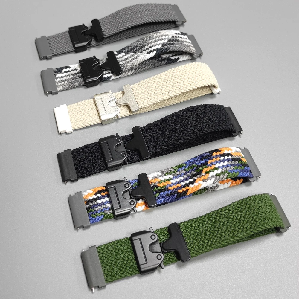 Braided Nylon Strap with Parachute Buckle