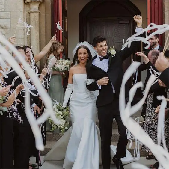 40 Bacchette Magiche Per Matrimonio Con Campane E Nastri – In Legno E Poliestere, Per Feste, Compleanni E Addii Al Celibato