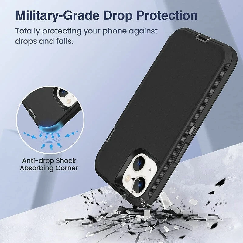 Ultimate Military-Grade Heavy Duty Shockproof Transparent Phone Case