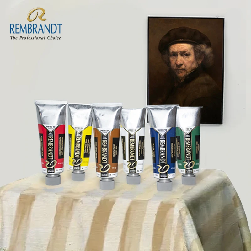 

Holland Talens Rembrandt Artists' Oil Paints Tube 40 ML Series1 Professional Quality Standards Art Supplies For Artists