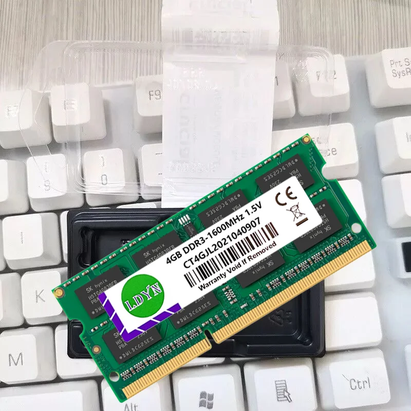 4GO 4GB Mémoire PC DDR3 Ram 1600MHZ PC3-12800 1.5V 204PIN Pour Ordinateur Portable - Informatique