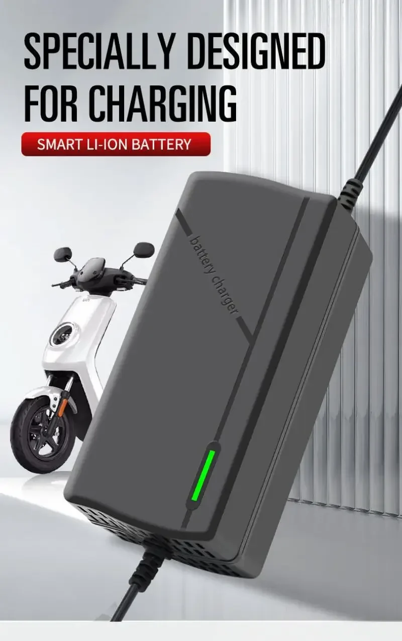 54.6V 2A 3A 5A Charger 13S 48V Battery Pack Charger 5A Fast Charging Constant Current and Constant Voltage Full Self-Stop - 2