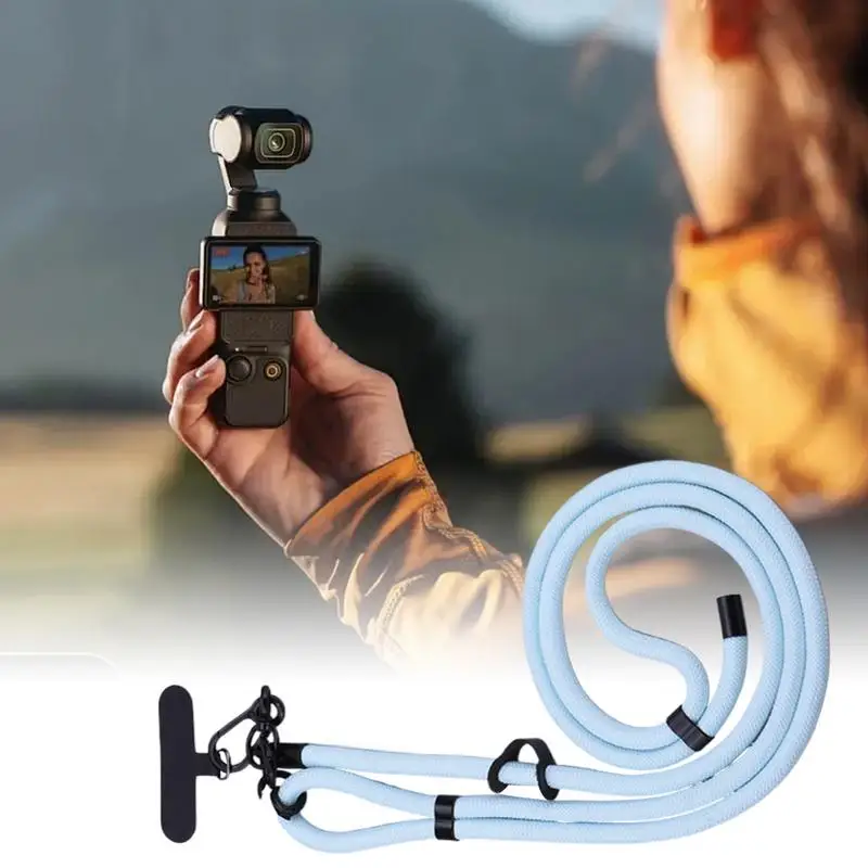For Camera Straps Sport Camera Shoulder Strap Anti-Loss Adjustable Electronic Products Accessory Lanyard