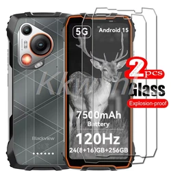 Premium Tempered Glass Screen Protector - 2 Pack, Transparent Film for Enhanced Display Protection (Blackview BL7000)