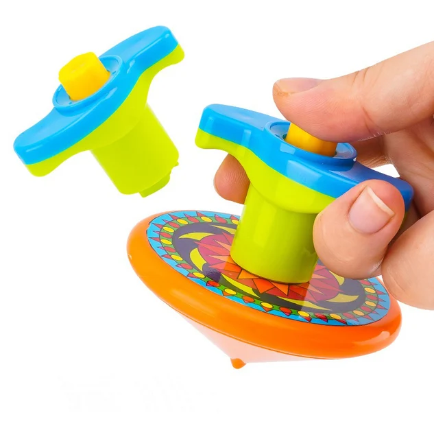 Hot Stacked Spinning Top Launcher Gyroscope Set toy Colorful & Fun Kids Toys for Flying Stacking Games Party Favors & Boys Gifts 4