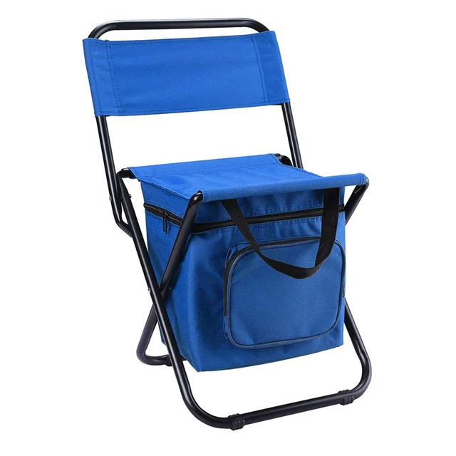 Hot Selling Dropshipping Lightweight Chairs Camping-Chair-Manufacturers  Black Green Blue Folding Camping Chair with Cooler Bag - AliExpress