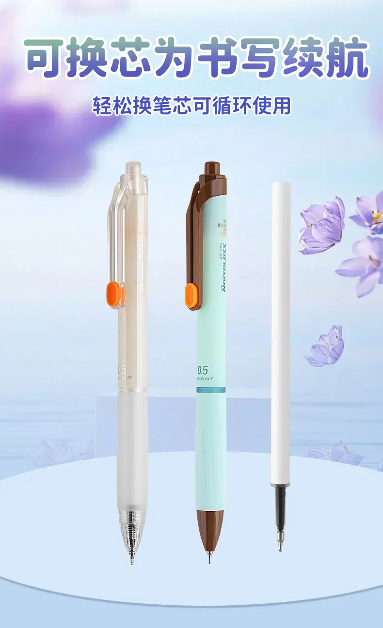 M&G 4/8 Stück 0,5 mm schwarze Tinte, schnell trocknende Gelstifte, Signierstift, Schulbedarf, Bürobedarf, Geschenk, Schreibwaren – Detail 7