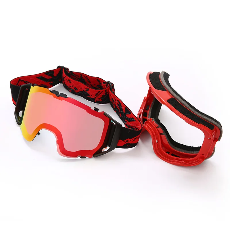 JSJM New Ski Goggles Men Women Double Layer Anti-Fog Big Ski Glasses Winter Outdoor Windproof Protection Ski Goggles Snowboard 5