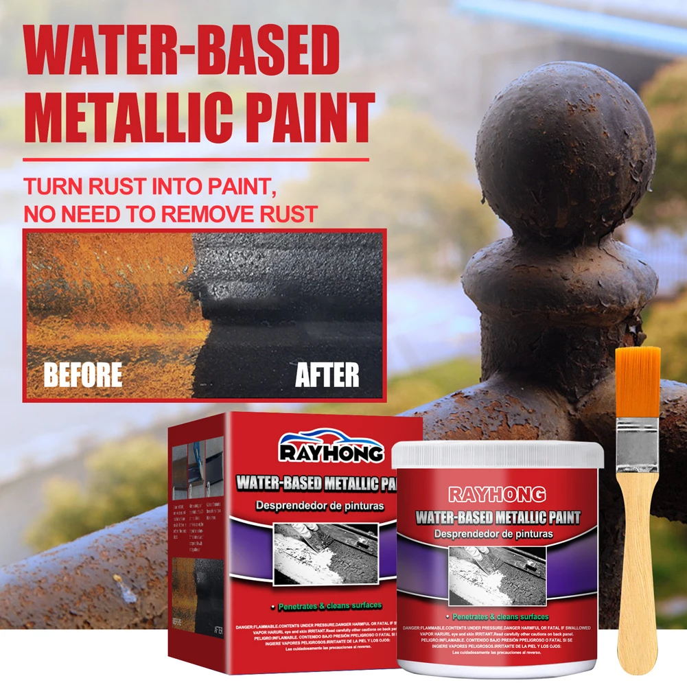 100ml Car Anti-rust Primer Multi-Purpose Chassis Rust Converter Repair Protect Metal Surface Clean Maintenance Repair Agent Tool