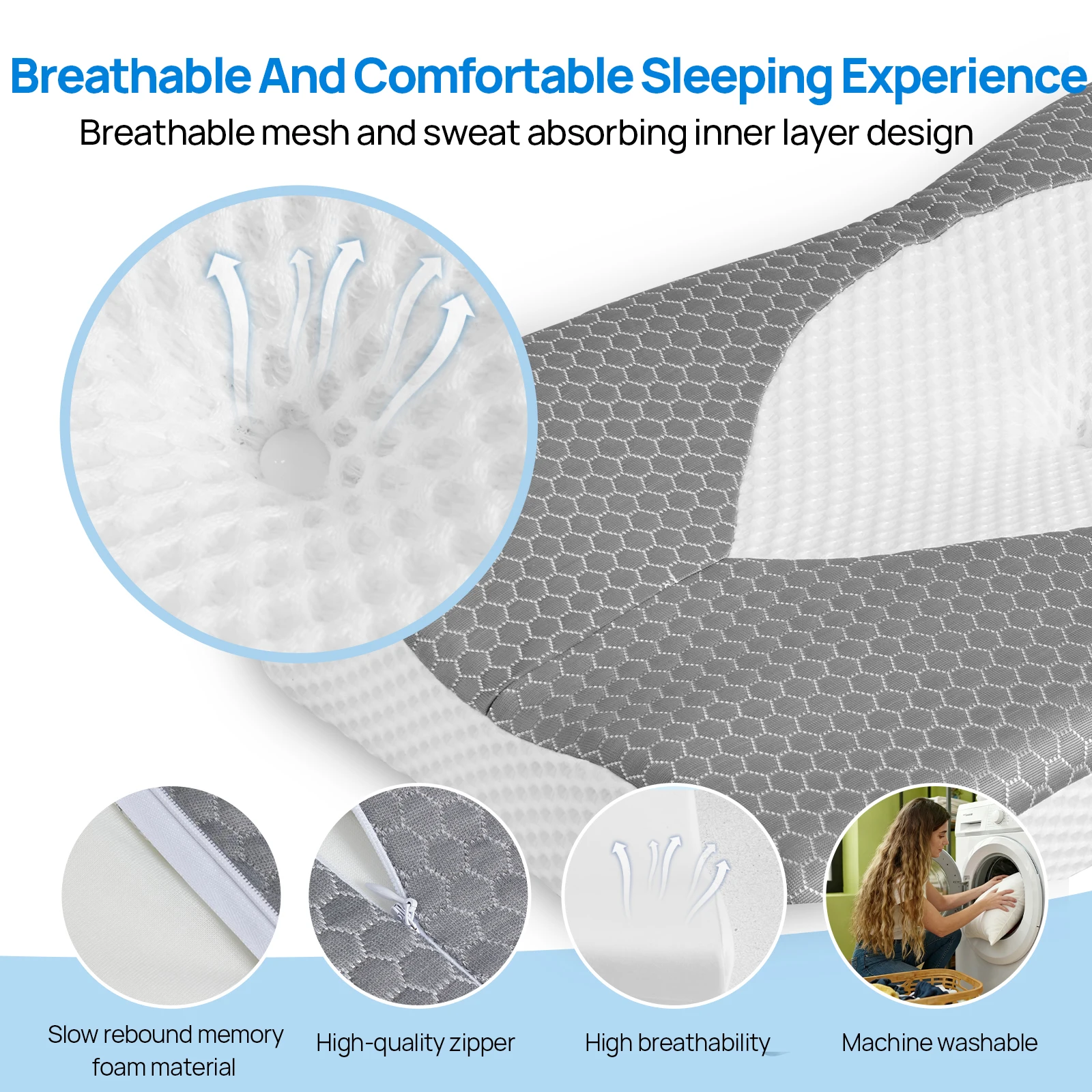 dual height pillow sides