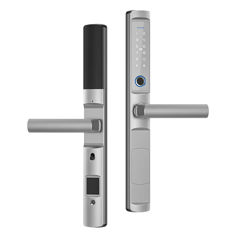 Fingerprint lock indoor wooden door smart lock home broken bridge aluminum fingerprint lock office password lock