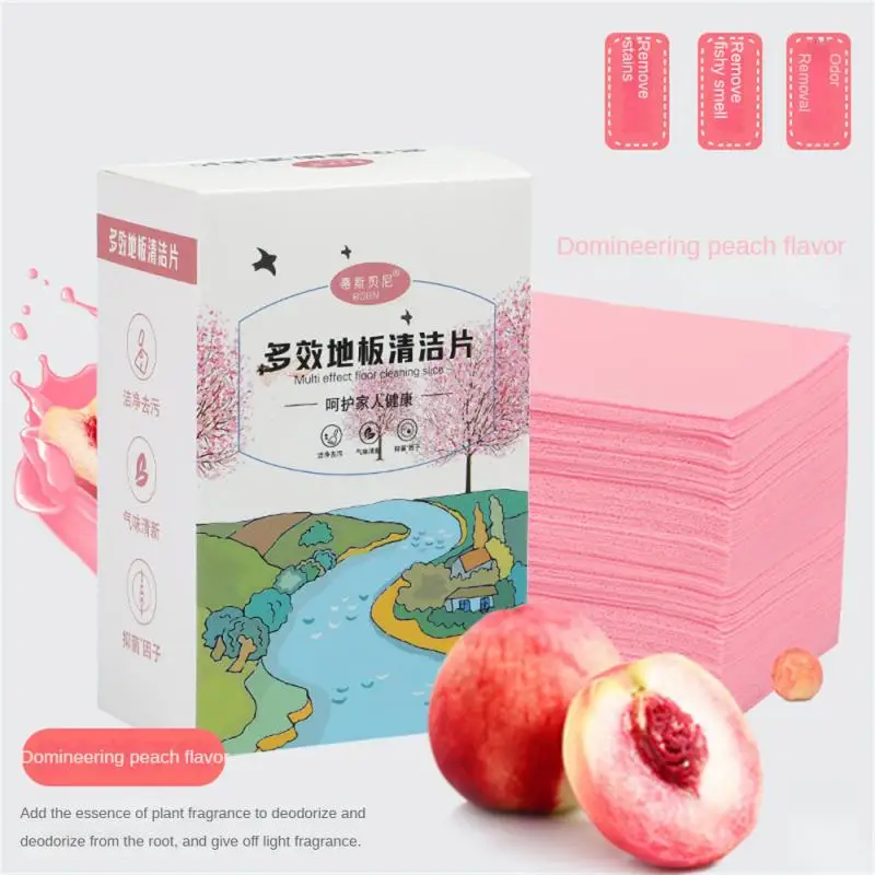 Floor Cleaner Sheets Floor Cleaning Sheet Deodorization Pink Floor Cleaning Tool Tablets Decontamination Blue Accessory