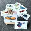Baby Montessori Toys Emotion Weather Learning Card Cartoon English Flash Cards Kids Learning Toys Educational Toys for Children 5