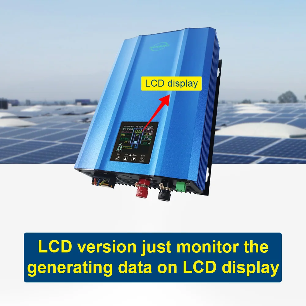 태양광 그리드 타이 인버터, 1000W, 24VDC, 36VDC, 220VAC110VAC, Onda Pura MPPT 컨트롤러, Onda Pura 그리드 타이 마이크로 인버터