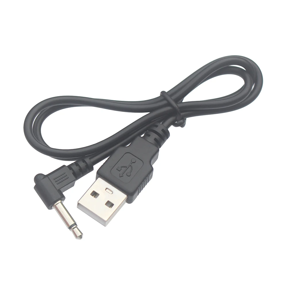 Charging Cable USB Charging Cable 0.5M 3.5mm Mono Male to USB 3.5mm 2 Pole to USB