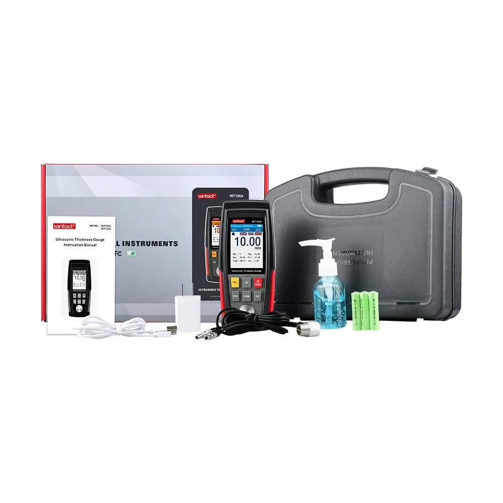 WT100A Ultrasonic thickness gauge, battery digital width gauge, ultrasonic thickness gauge 2